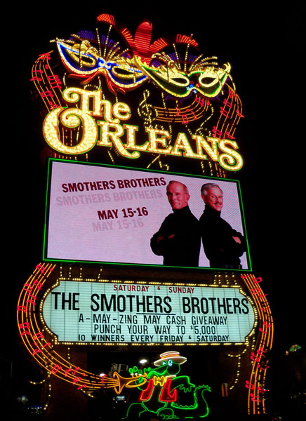 Smothers Brothers marquee Smothers Brothers marquee