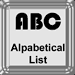 alphabetical